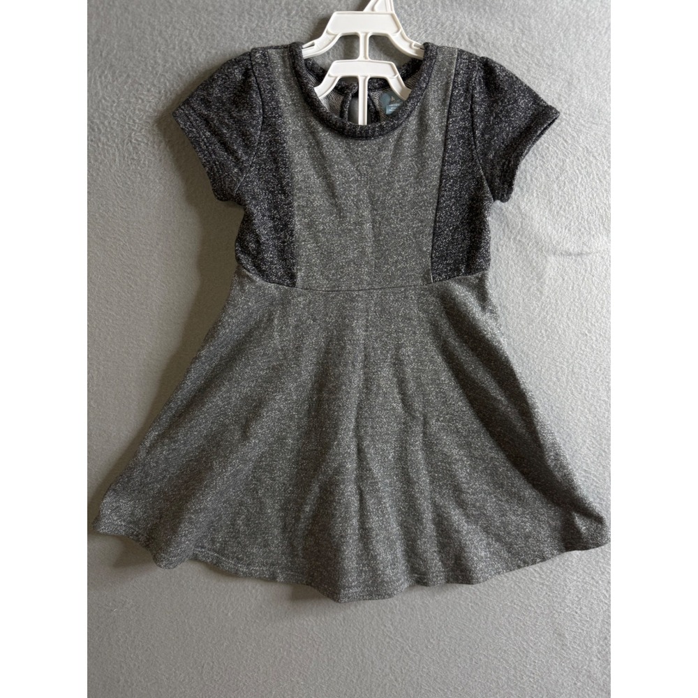Baby Gap‎ Dress Girls 4T Gray Knit Dress Short Sleeve Casual Toddler